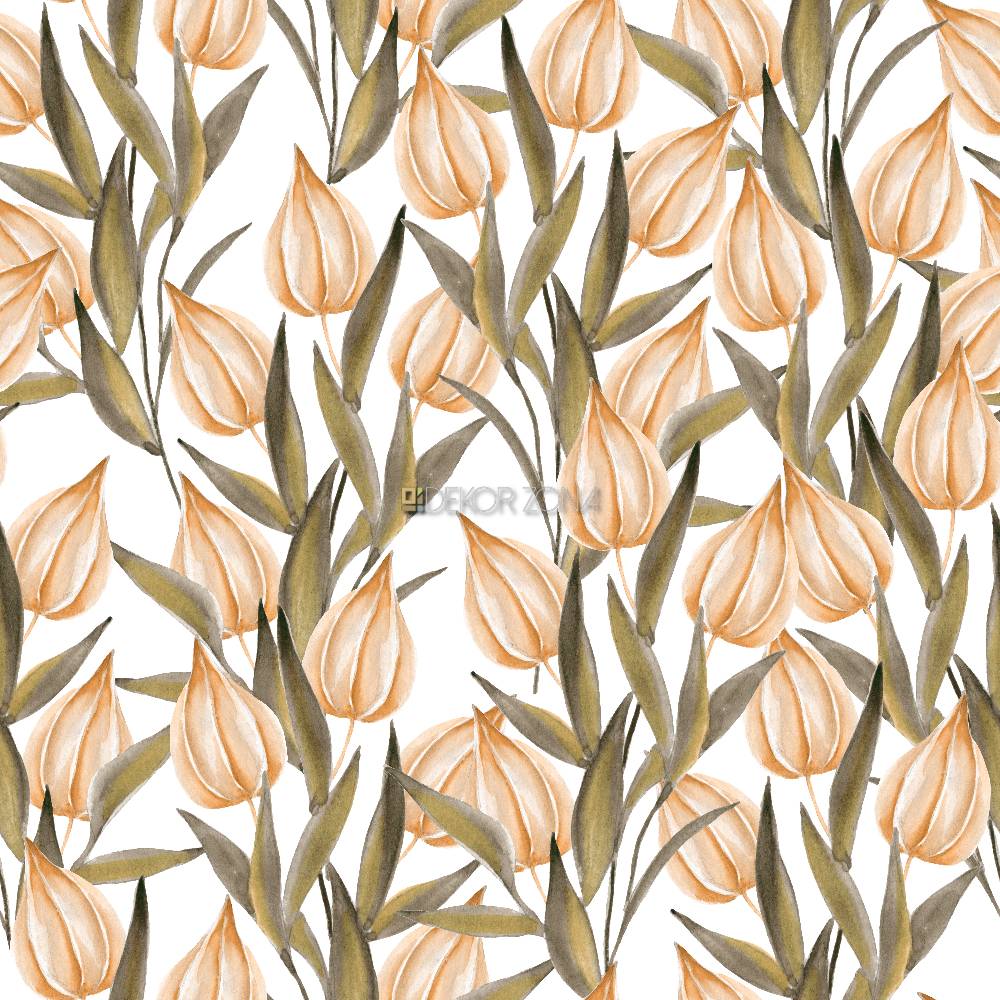 Cvetni motiv – Apstraktni listovi