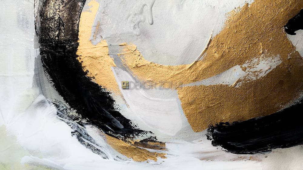 Apstrakcija poteza – Zlatni akcenti