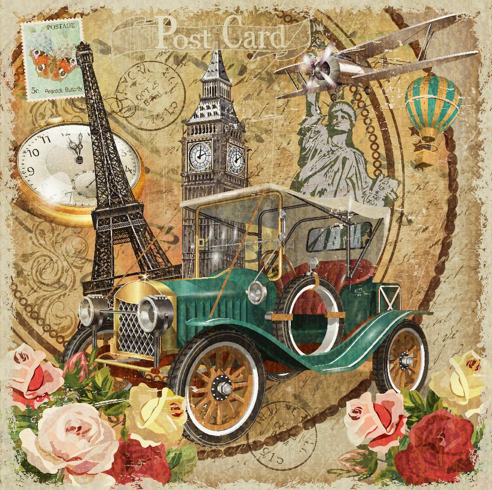 Pariski motiv sa kočijom